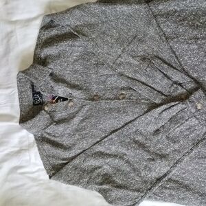 Maui & Sons Black White Twead Shacket